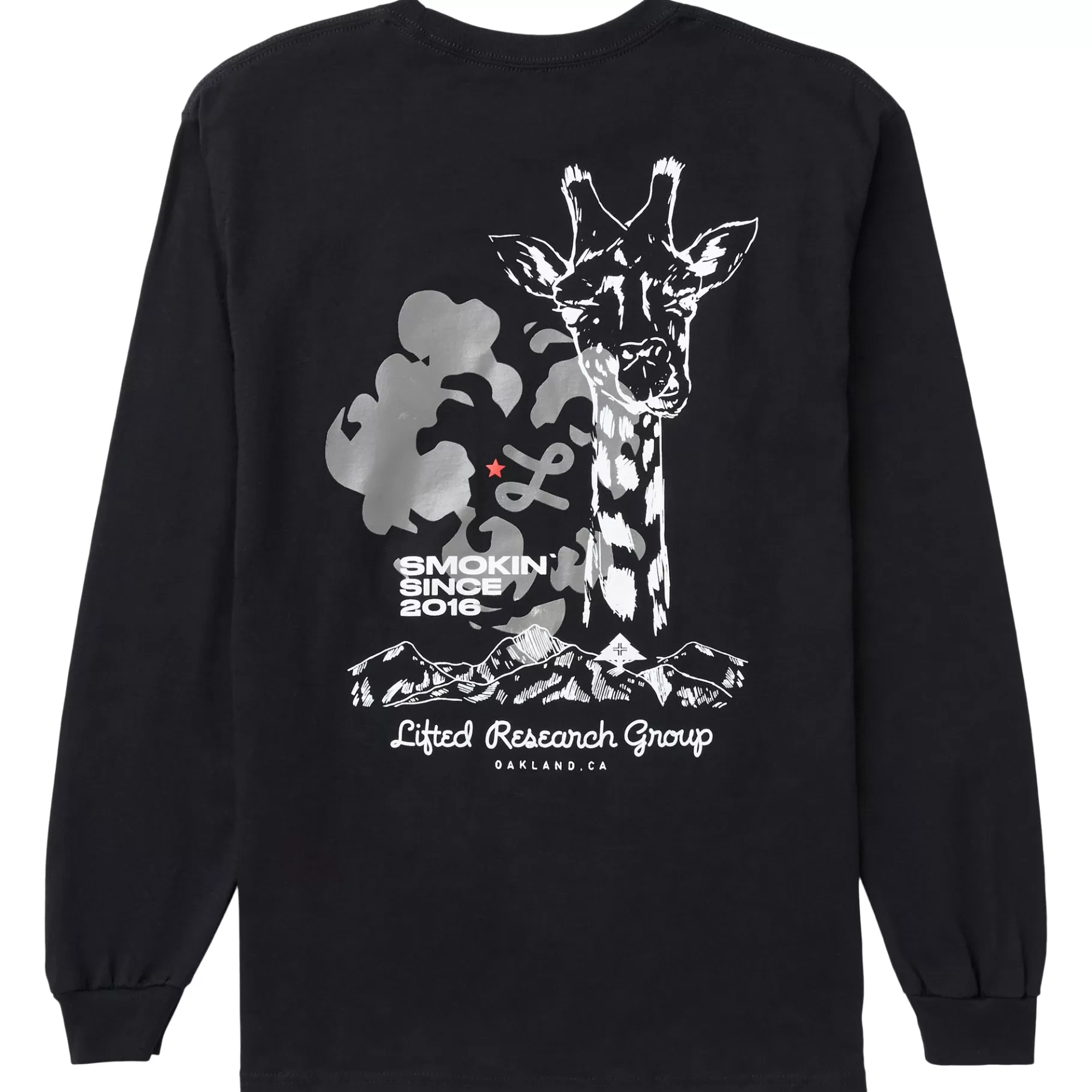 Hombres LRG Camiseta De Manga Larga X Horn Bbq Smokin