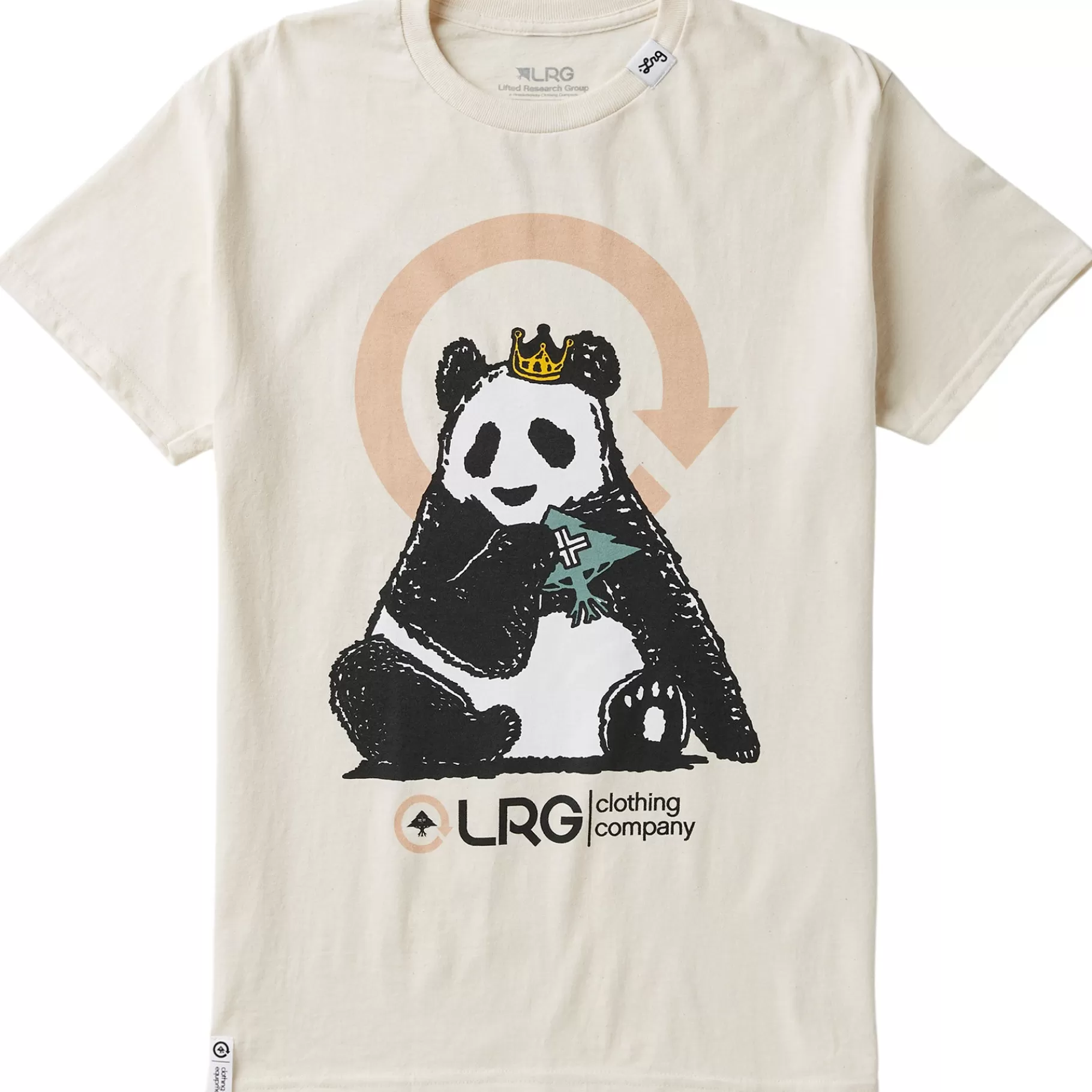 Hombres LRG Camiseta Rey Arbol Panda