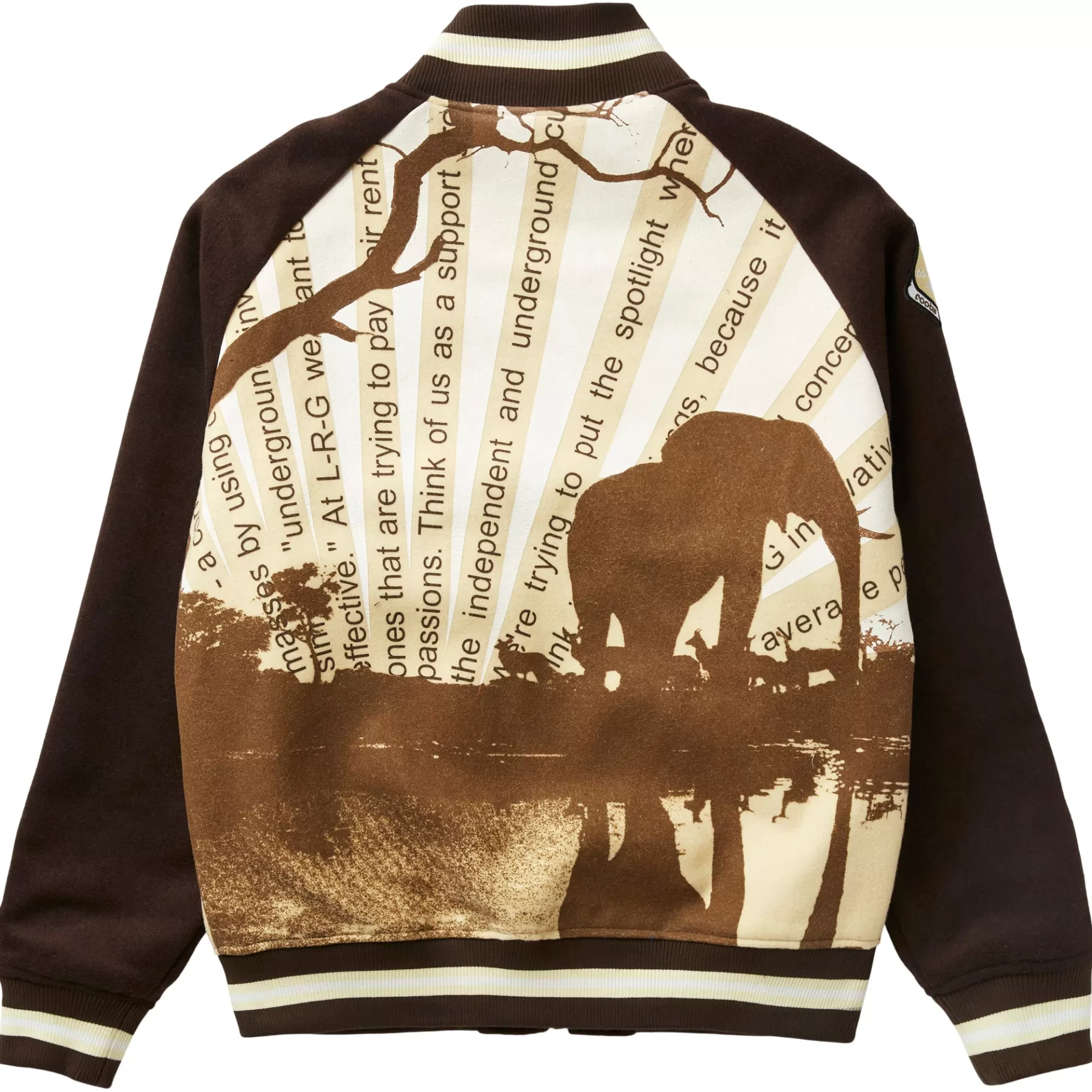 Hombres LRG Chaqueta De Lana Elephant Bay