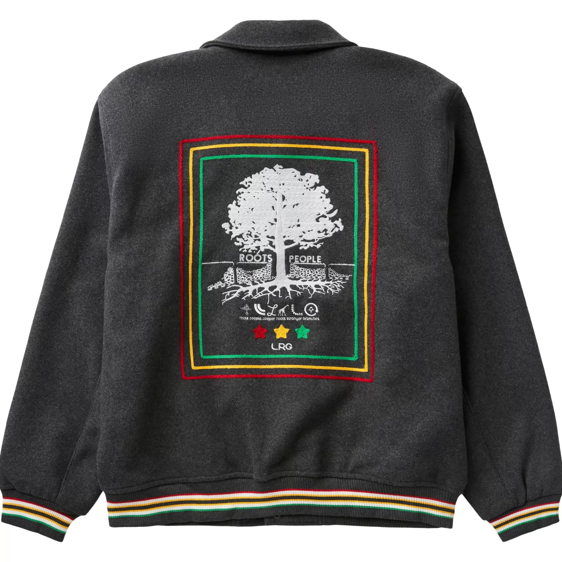 Hombres LRG Chaqueta De Lana Team Roots People