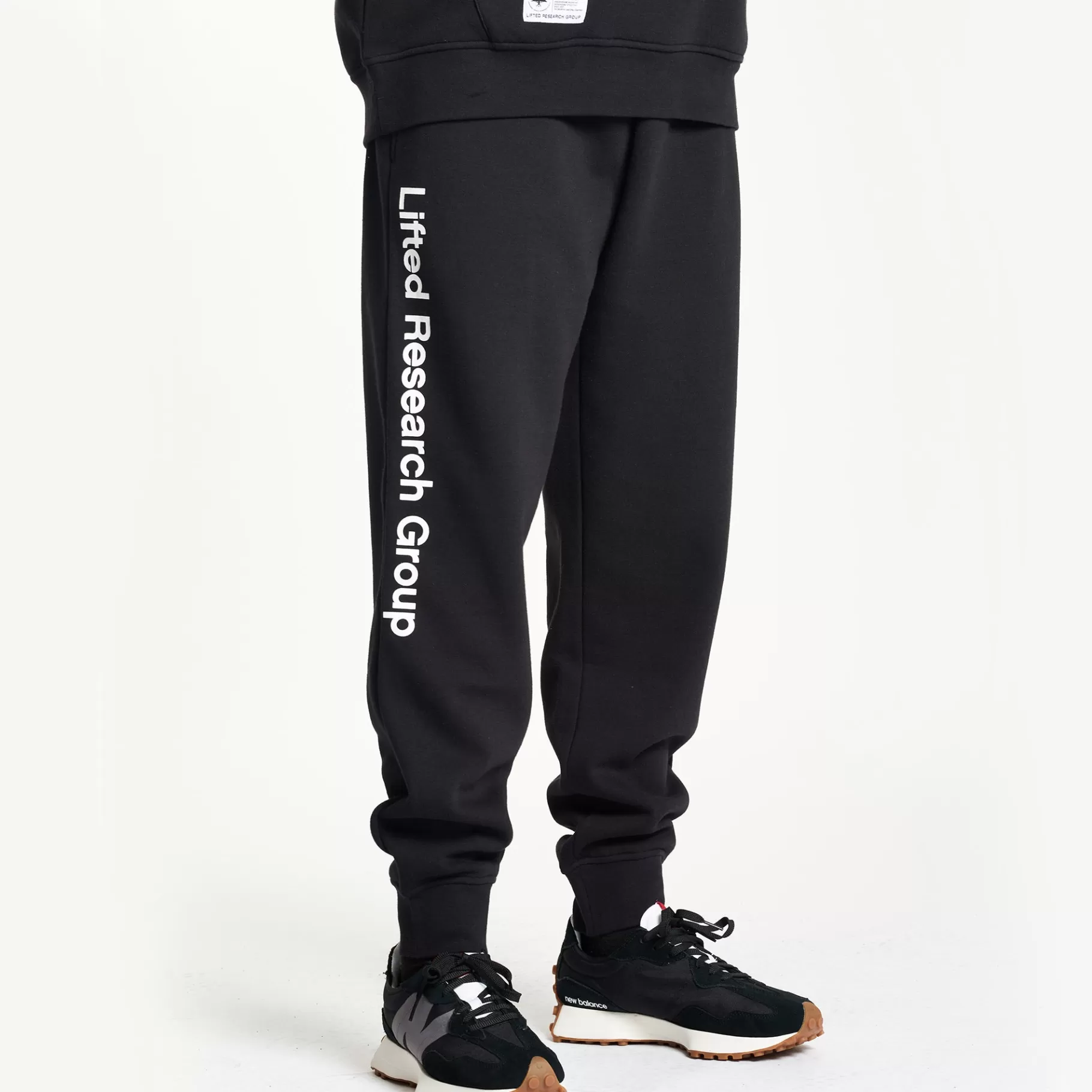 Hombres LRG Pantalones Deportivos Tipo Jogger Con Texto Levantado