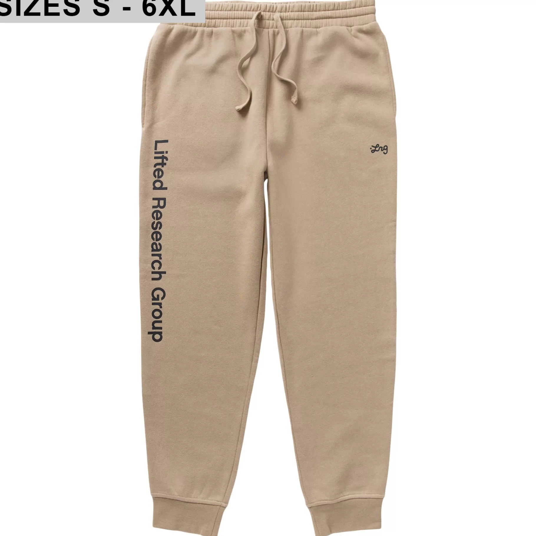 Hombres LRG Pantalones Deportivos Tipo Jogger Con Texto Levantado
