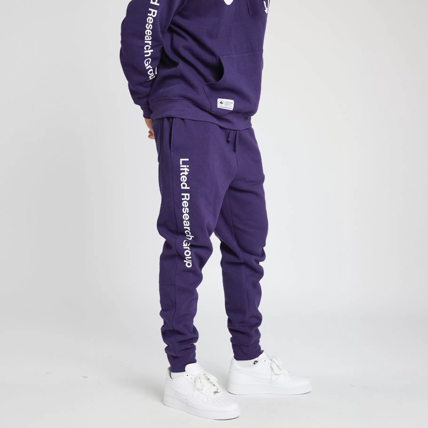 Hombres LRG Pantalones Deportivos Tipo Jogger Con Texto Levantado