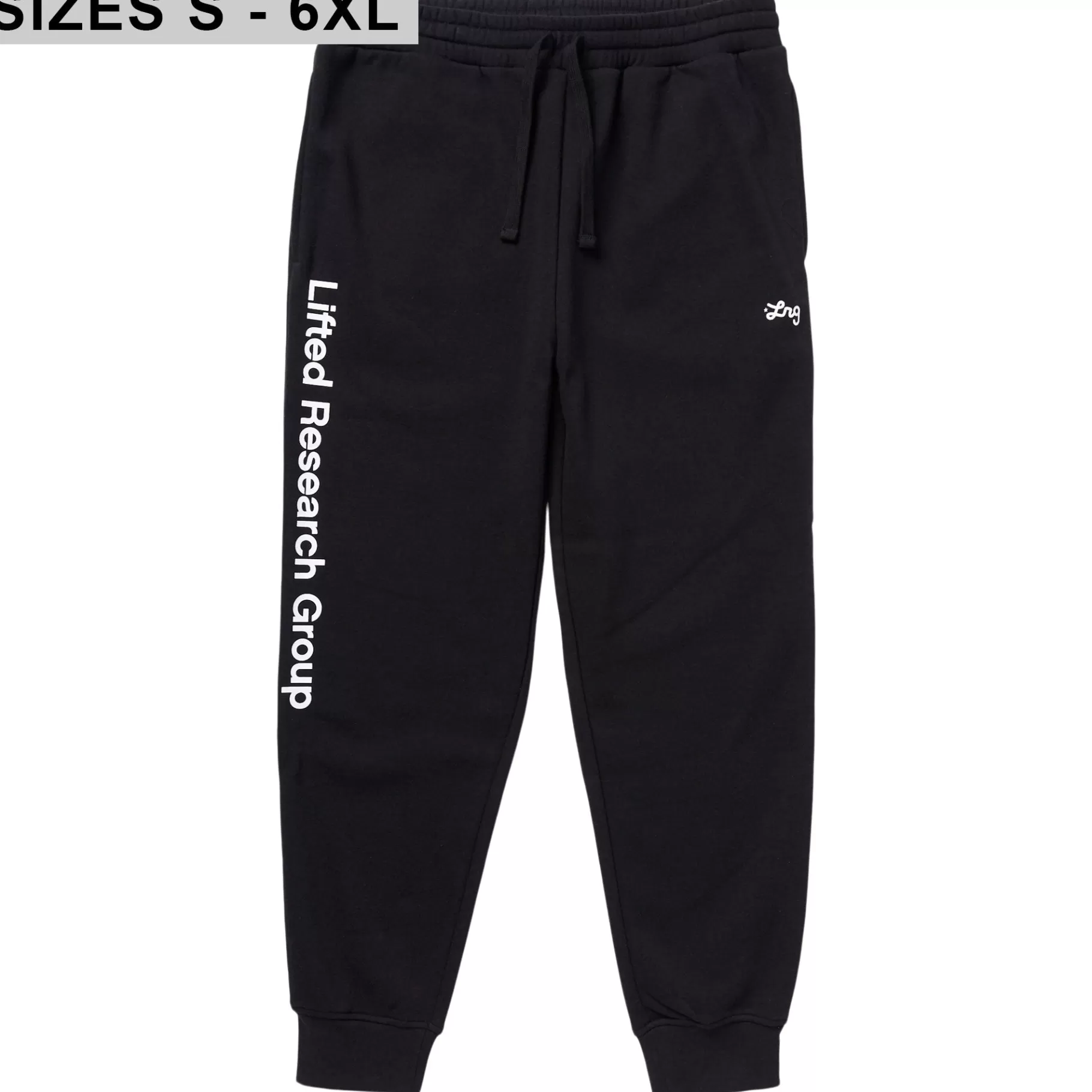 Hombres LRG Pantalones Deportivos Tipo Jogger Con Texto Levantado