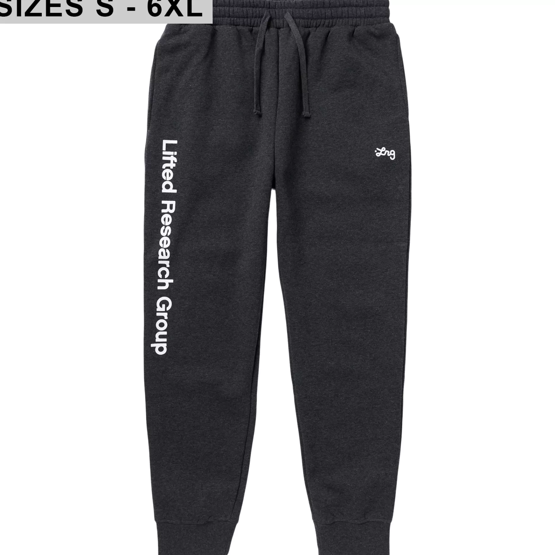 Hombres LRG Pantalones Deportivos Tipo Jogger Con Texto Levantado