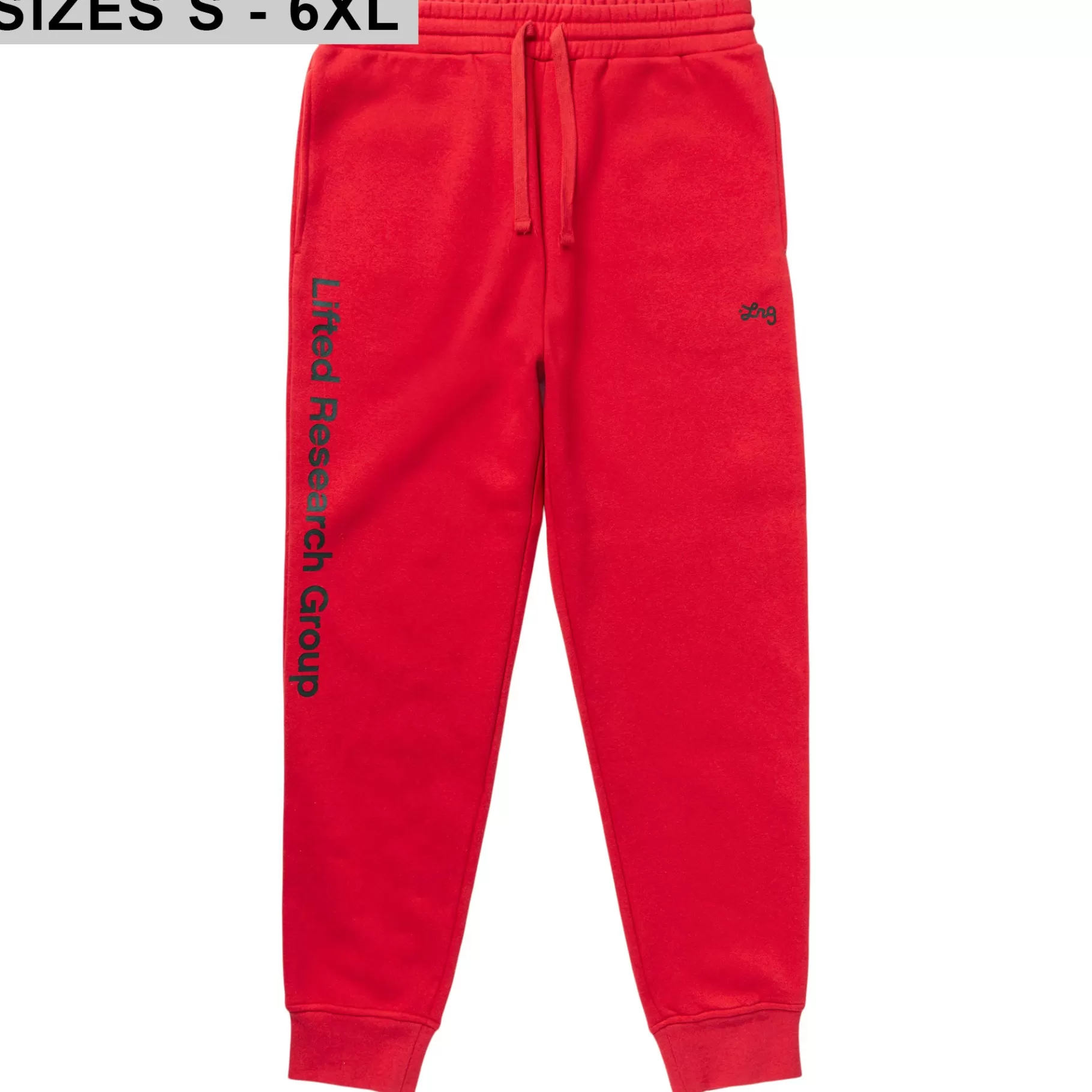 Hombres LRG Pantalones Deportivos Tipo Jogger Con Texto Levantado