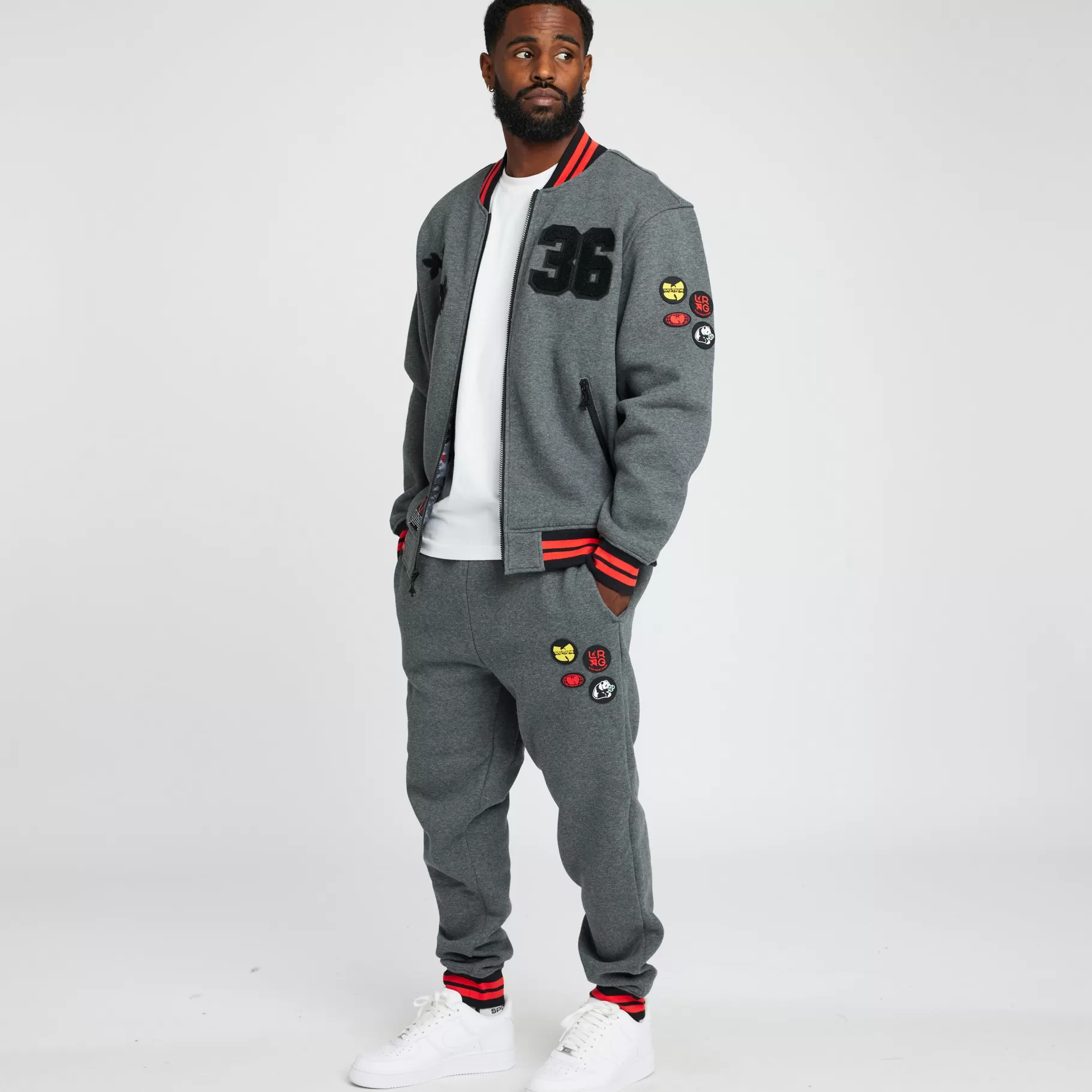 Hombres LRG Pantalones Jogger Get Lifted De Wu Tang X