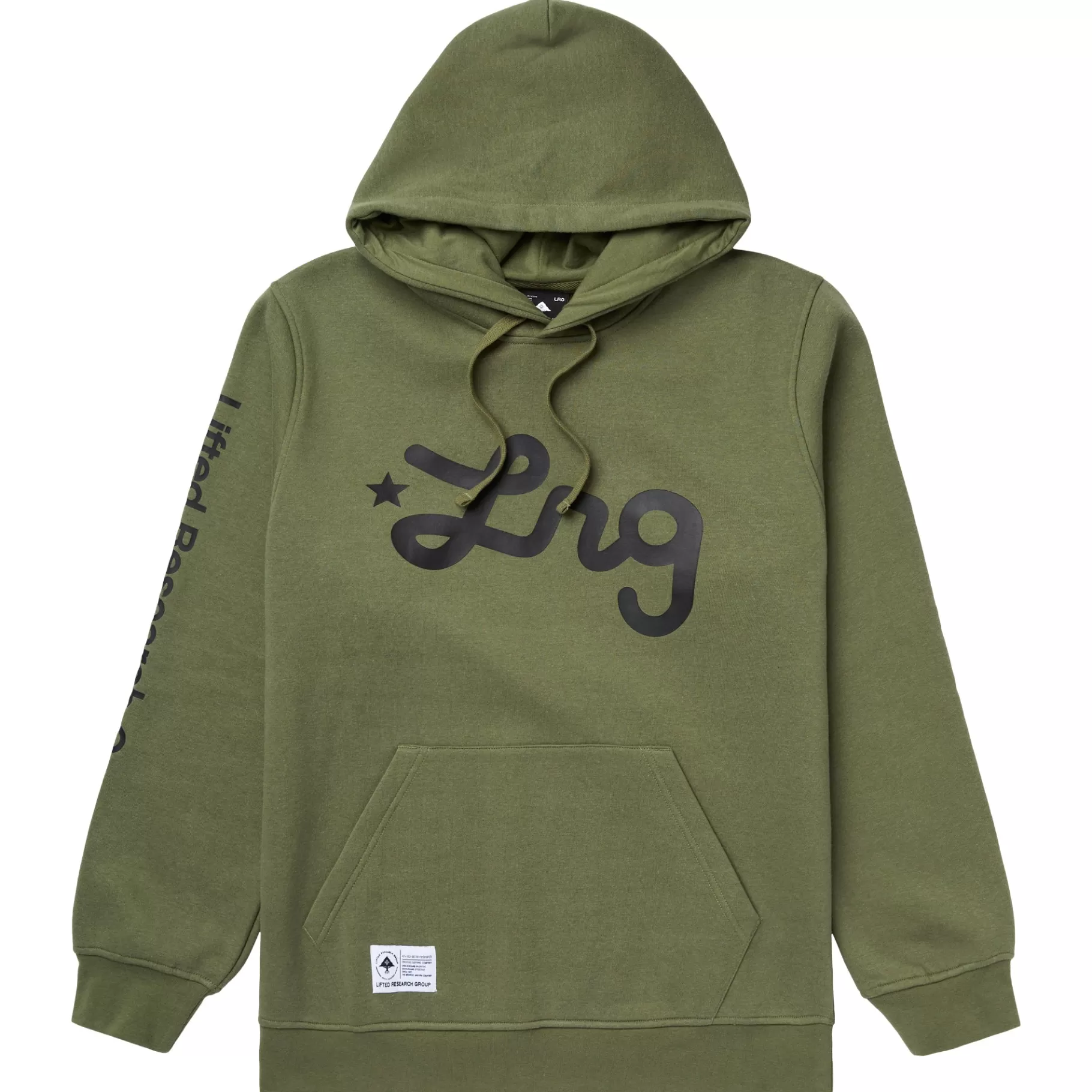 Hombres LRG Script Levantado Sudadera Con Capucha