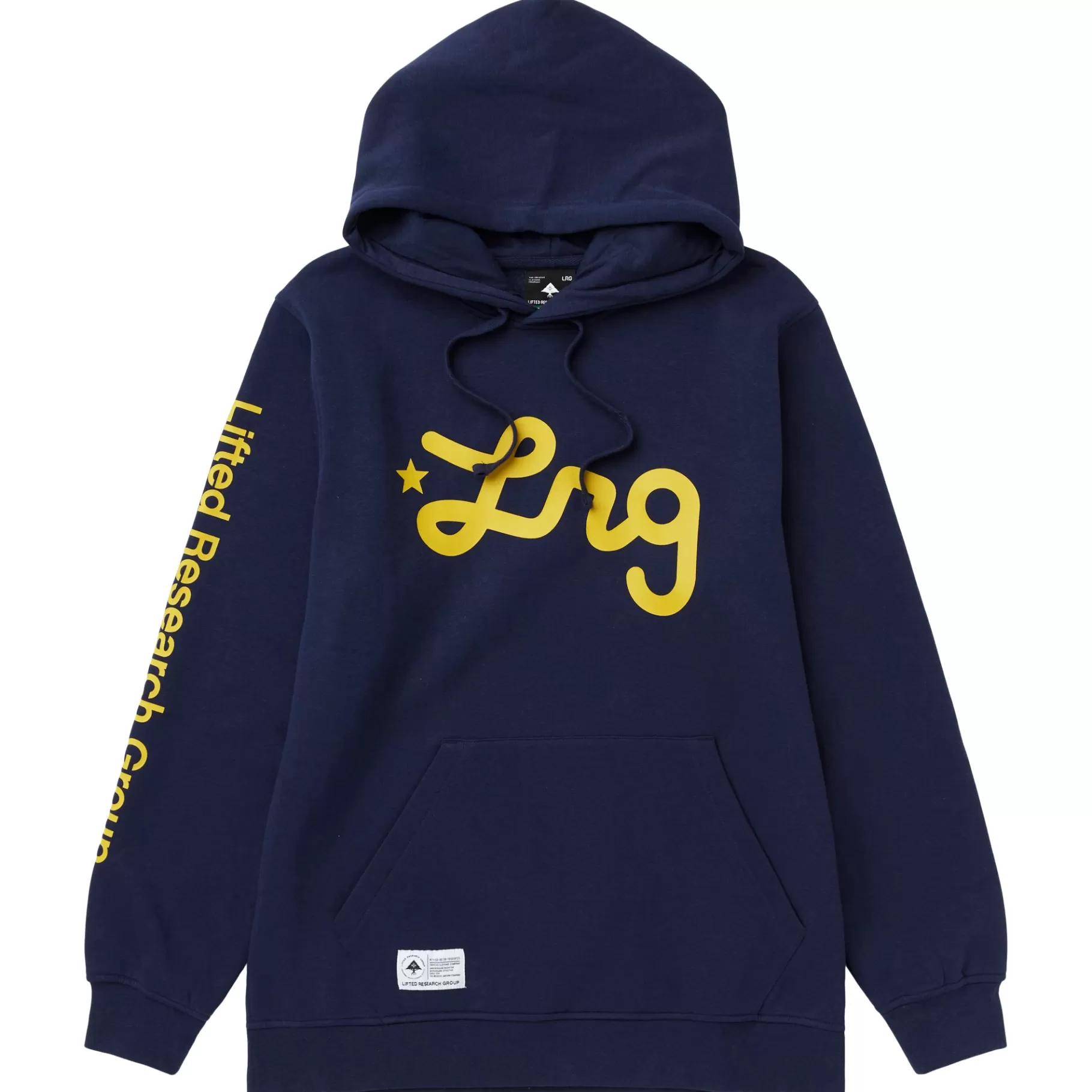 Hombres LRG Script Levantado Sudadera Con Capucha