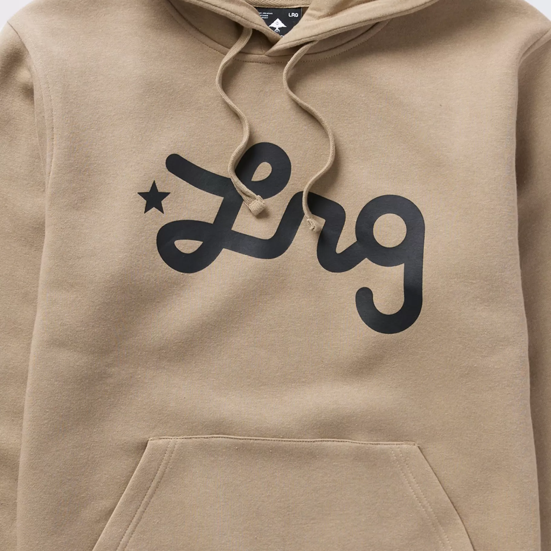 Hombres LRG Script Levantado Sudadera Con Capucha