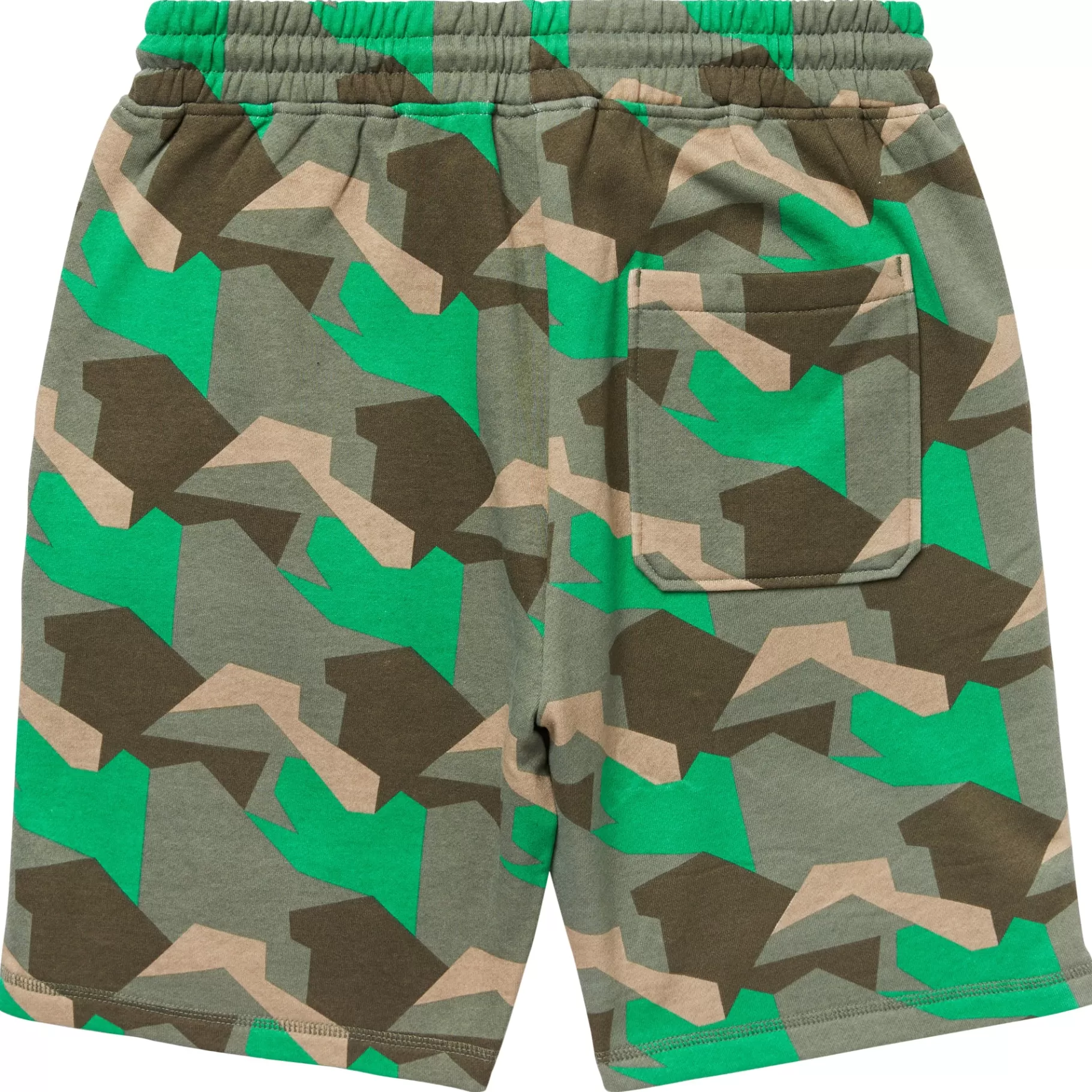 Hombres LRG Shorts Deportivos Con Estampado Geometrico Levantado