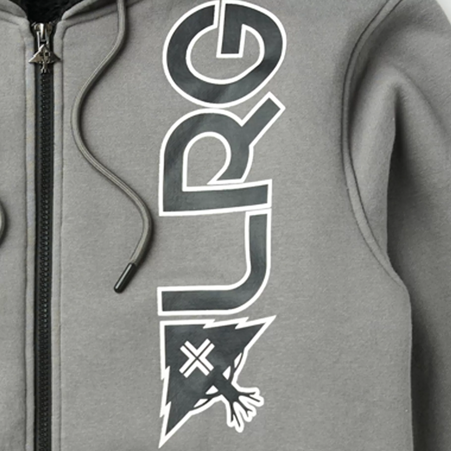 Hombres LRG Sudadera Con Capucha Y Cremallera De Sherpa Grande De Only