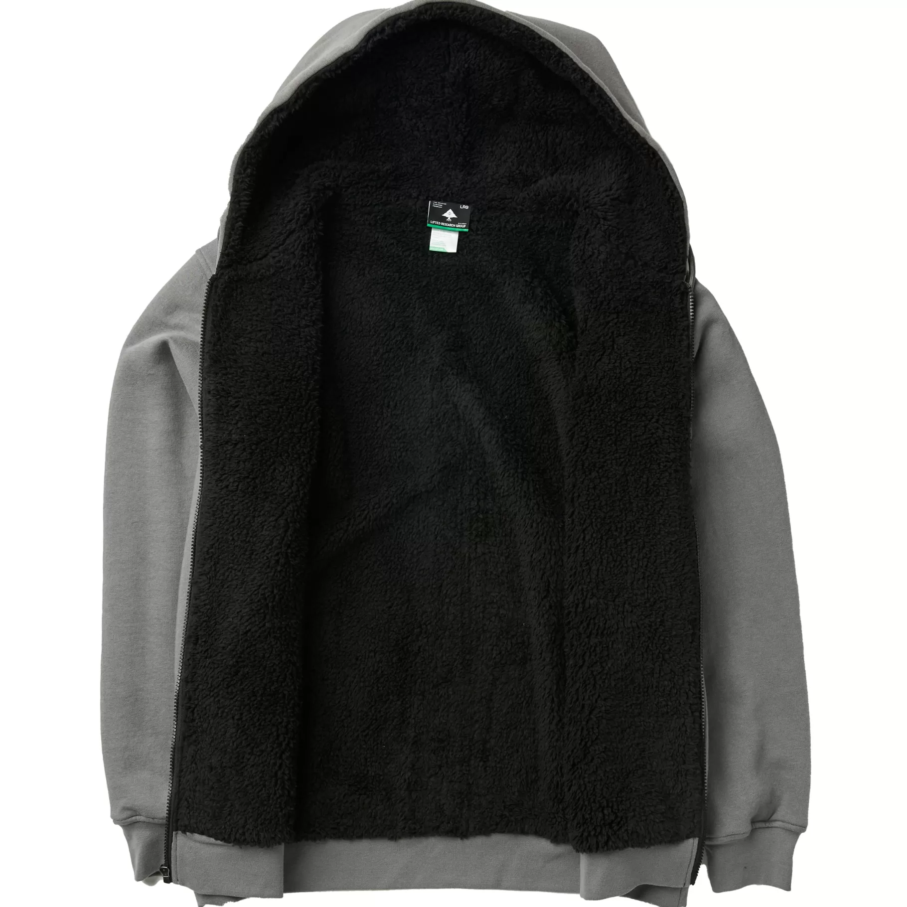 Hombres LRG Sudadera Con Capucha Y Cremallera De Sherpa Grande De Only